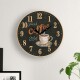Reloj de pared mdf D28,8x3,5 cm FRESH COFFEE