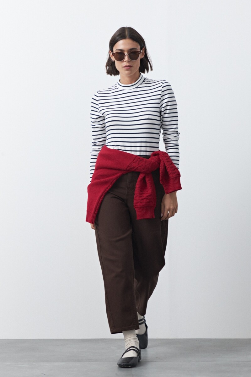 POLERA SAMUEL Azul Marino