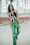 Leather Jeans Galácticos Verde