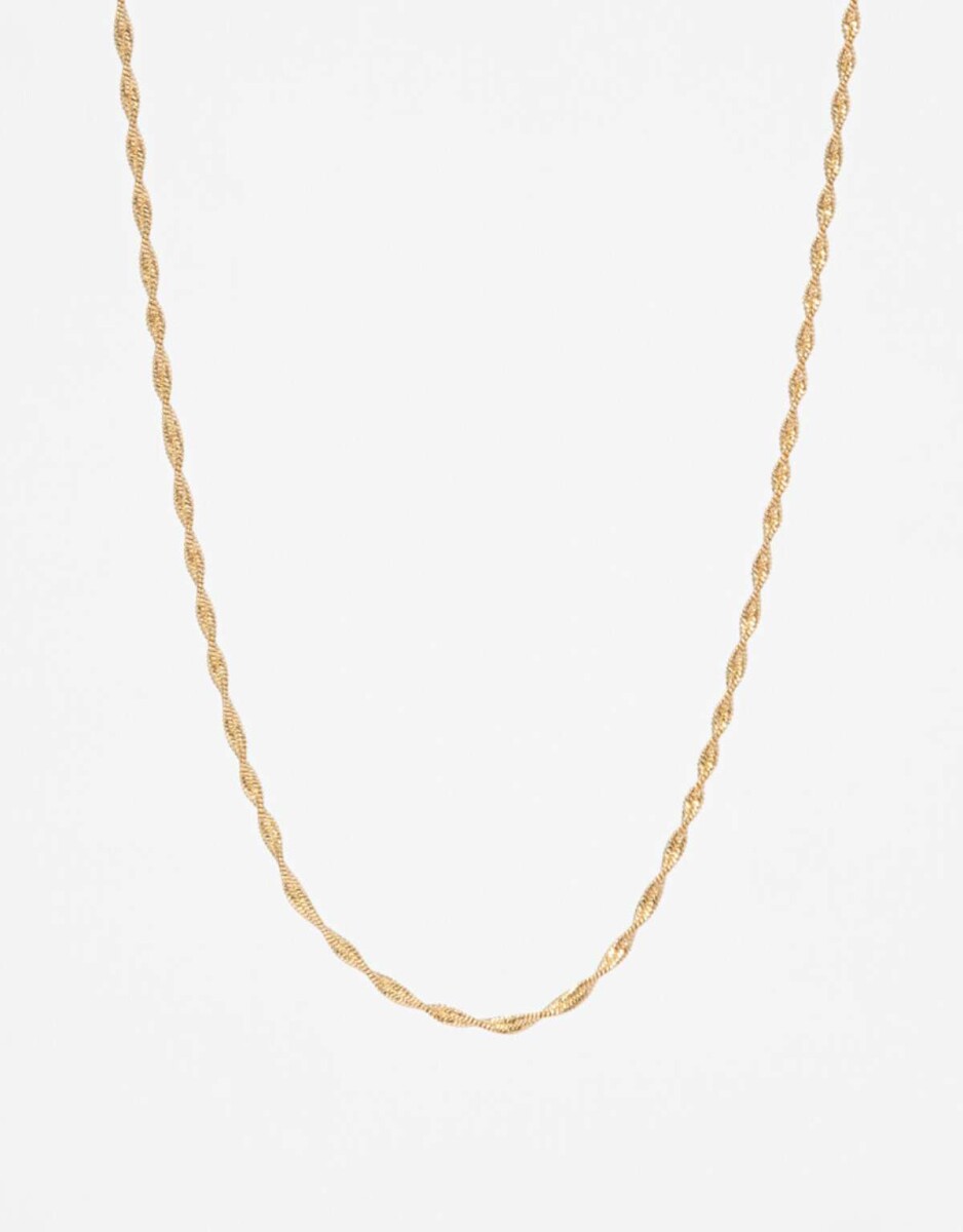 Collar Corto Delicado Orgánico - Dorado 