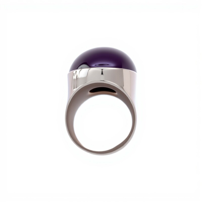 Anillo Oval-Plata 925-Piedra amatista imperial-AN3280 conpiedra