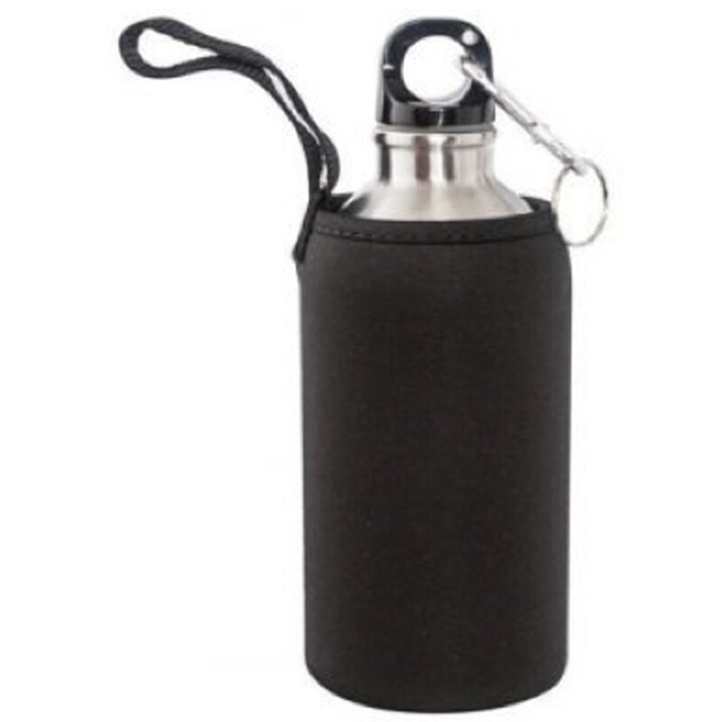 Botella de Aluminio 500ml con estuche Arye Negro
