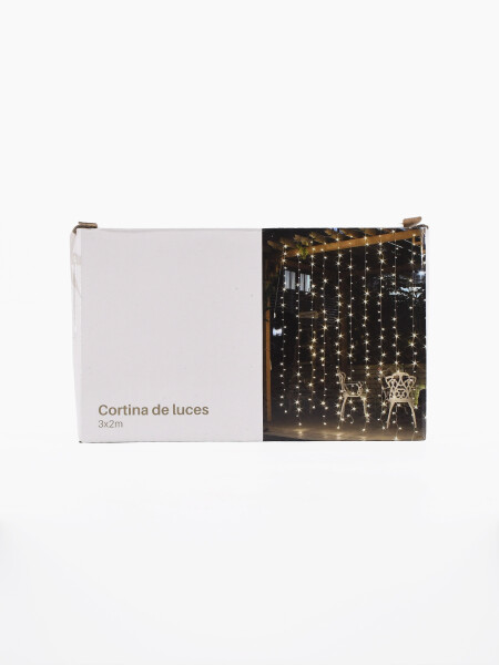 CORTINA LUCES BLANCO