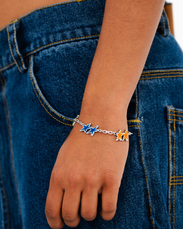 TwoJeys Pulsera Melted Stars Plata TwoJeys Pulsera Melted Stars Plata