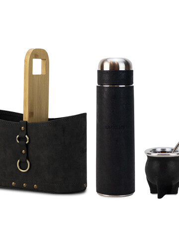 KIT MATERO GALLUS ENGRASADO NEGRO