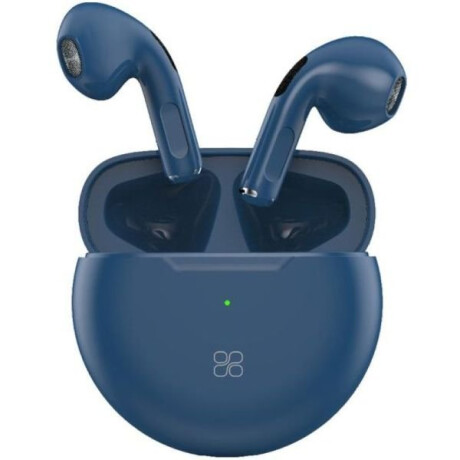 PROMATE CHARISMA-2.BLUE EARBUDS TWS BT5.0 C/BASE CARGA AZUL 4604