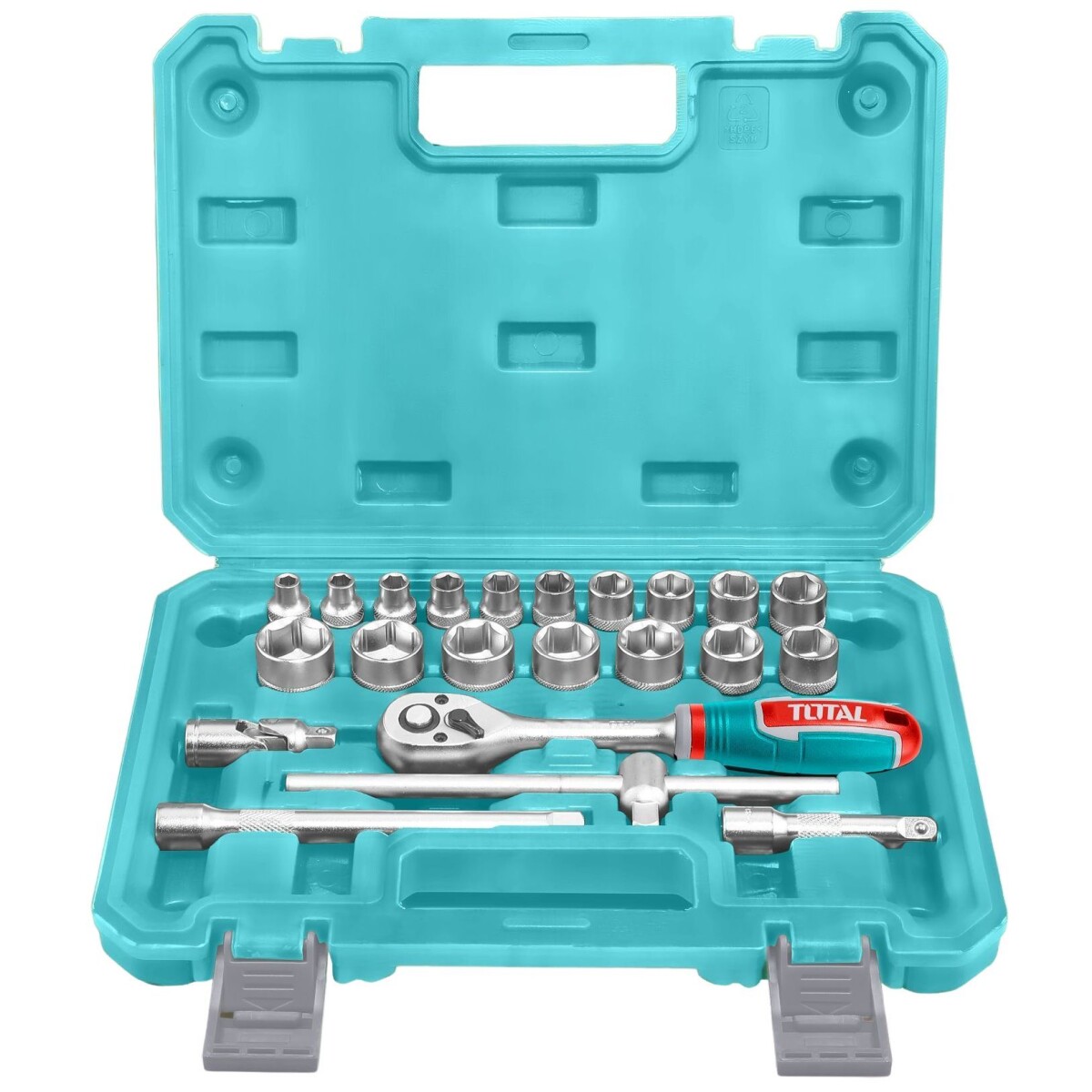 Juego De Dados Y Llave Crique 3/8" - 22 Piezas 