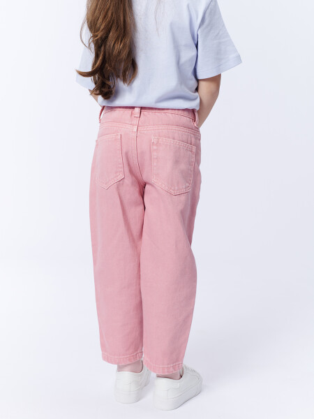 Pantalón Jean Slouchy Rosa