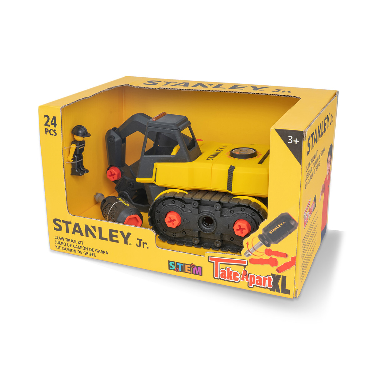 Excavadora Desarmable Infantil Stanley Jr 