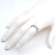 Anillo en oro 18k blanco y brillantes Anillo en oro 18k blanco y brillantes