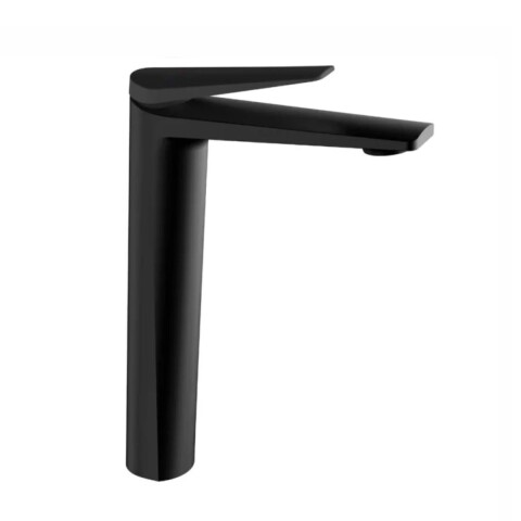 Grifería de lavatorio Monocomando Alto de mesada Chronos negro mate Grifería De Lavatorio Monocomando Alto De Mesada Chronos Negro Mate