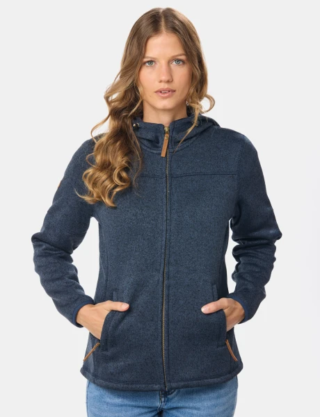 CAMPERA CON CAPUCHA Azul