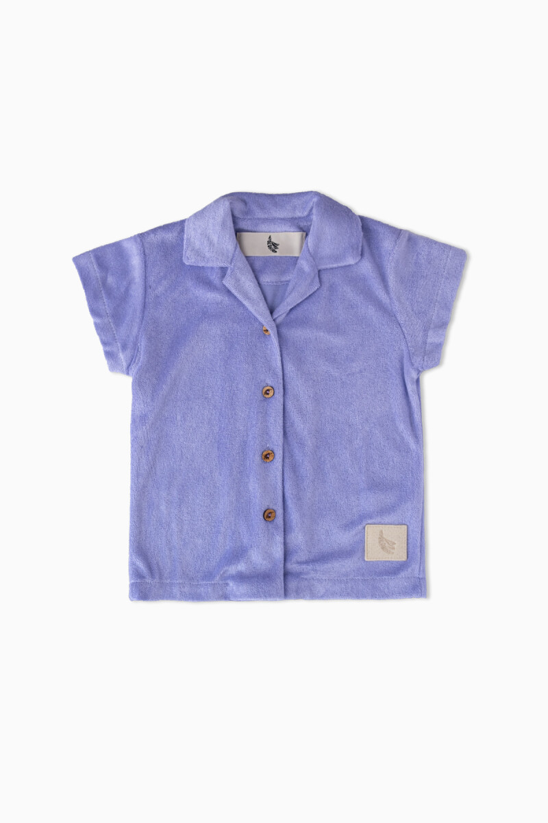 KIDS TOWEL SHIRT Lavander