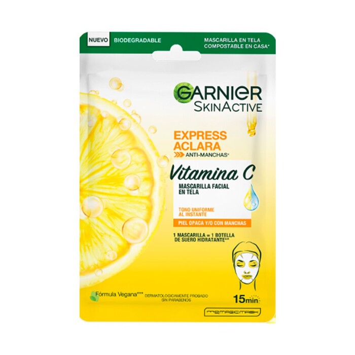 GARNIER SKINACTIVE MASCA TELA EXPRESS SA única