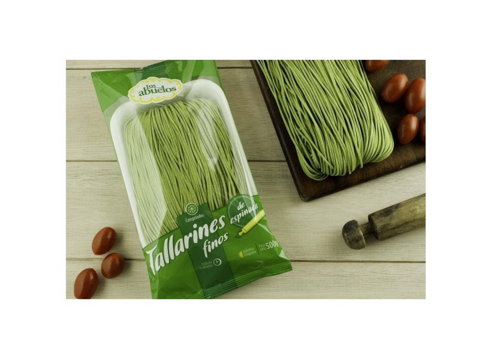 Tallarines de espinaca 500 grs 