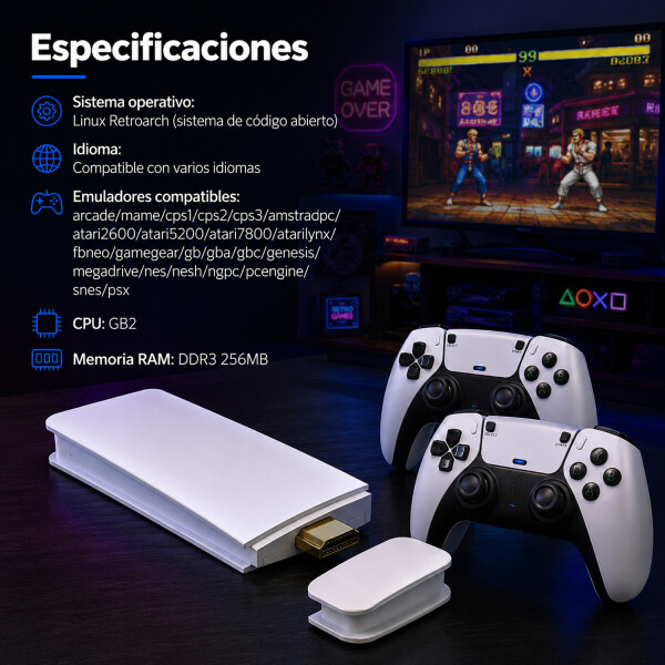 Consola Retro Stick Special 4k CONSOLA J5-G-STICK SPECIAL GAME ROCKER