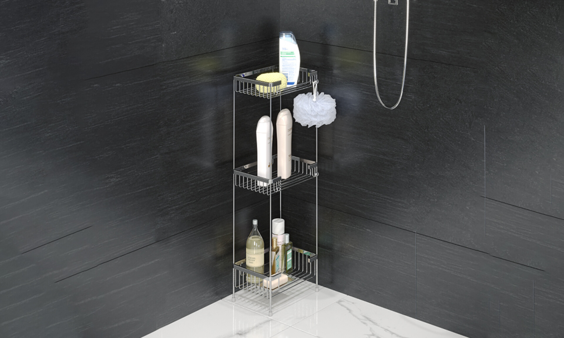 Organizador De Pie Triple - 23-c 