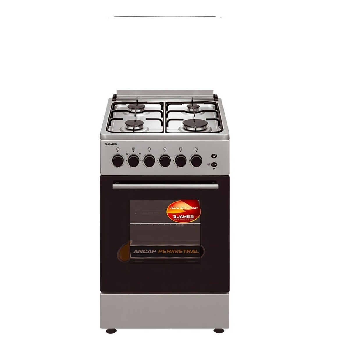 Cocina Gas James Grill Encendido C212 Timer Acero Inoxidable 