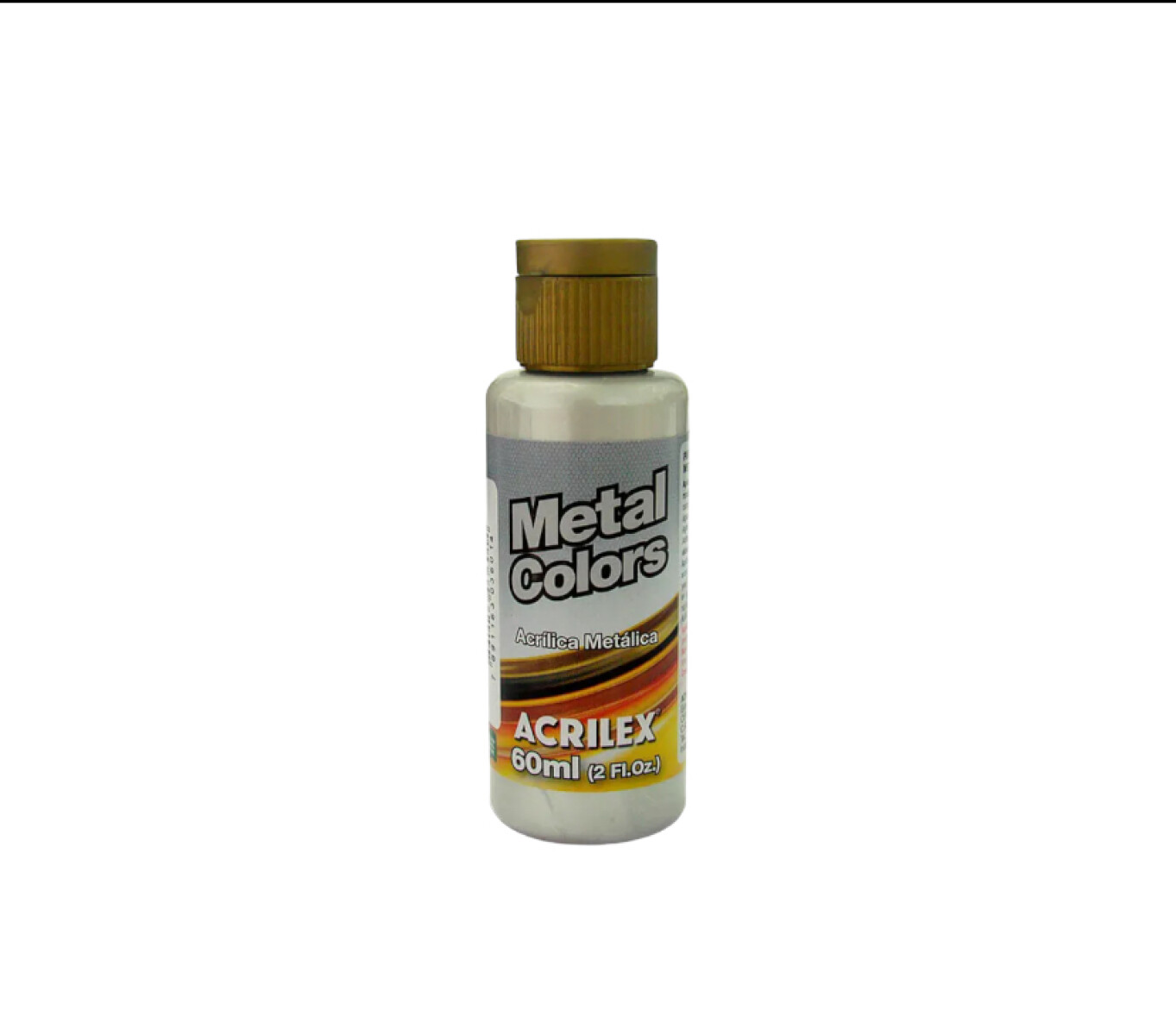 Pintura Acrílica Acrilex Metálica 60 ml - Blanco 
