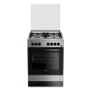 Cocina Beko FSE62110DX color acero inoxidable con puerta con visor 220V Cocina Beko Fse62110dx Color Acero Inoxidable Con Puerta Con Visor 220v
