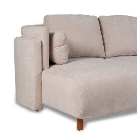 Rinconera Bangkok - Tela Microfibra - Chaise Izquierdo 12072 (Beige)