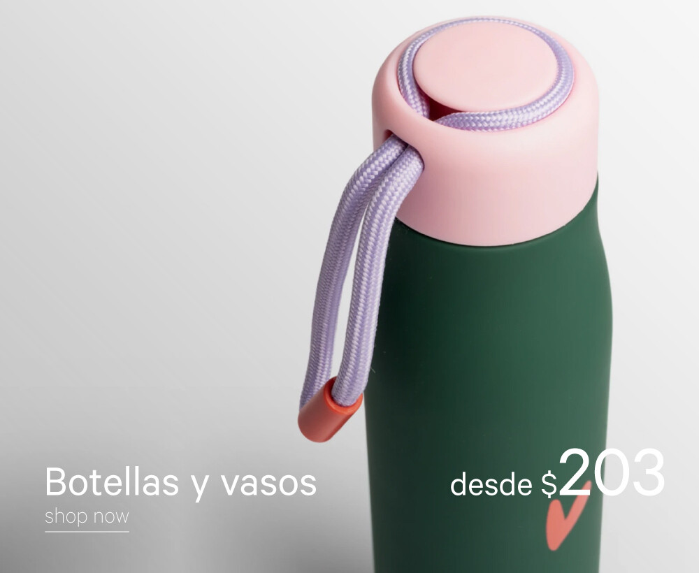 CYBER botellas y vasos
