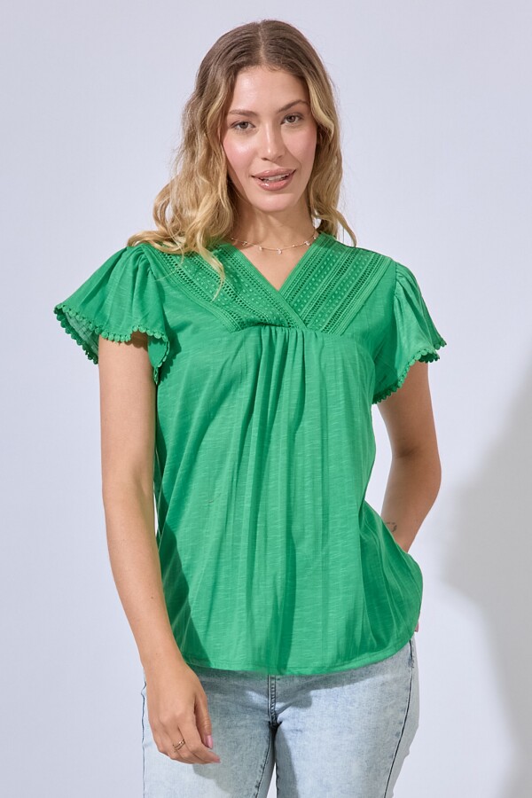 Blusa Puntilla VERDE