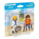 Playmobil Duo Pack Doctora Y Paciente 70079 Playmobil Duo Pack Doctora Y Paciente 70079