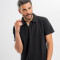 Remera m/c cloque Dusk negro