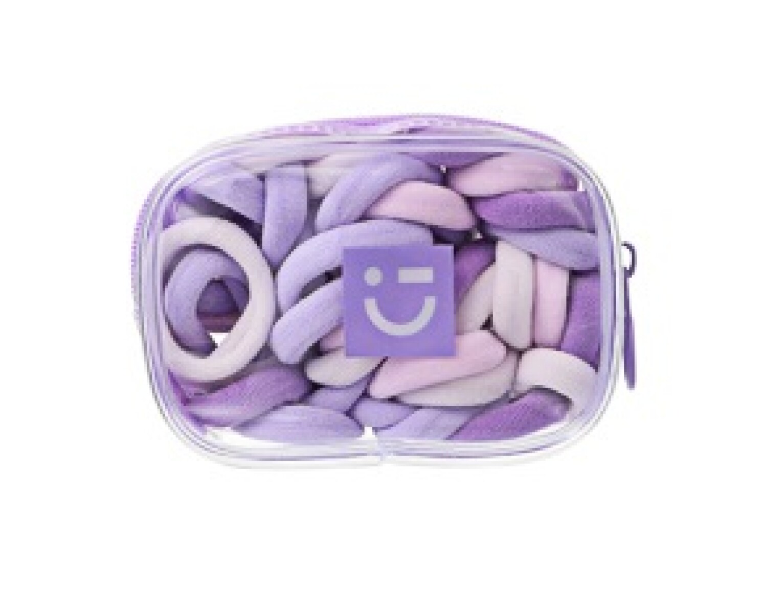 Goma de cabello 40 pcs - violeta 