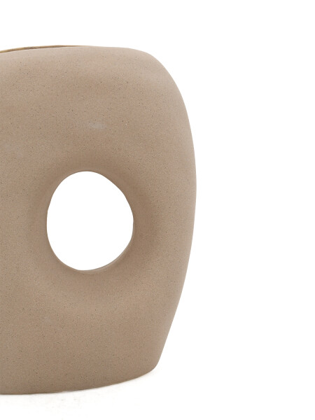 JARRON JULIA DE CERAMICA GRIS (V)