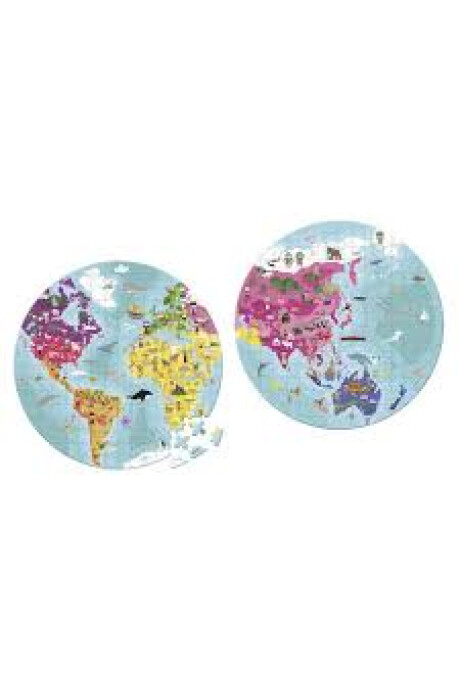 PUZZLE EN VALIJA DEL MUNDO REVERSIBLE PUZZLE EN VALIJA DEL MUNDO REVERSIBLE