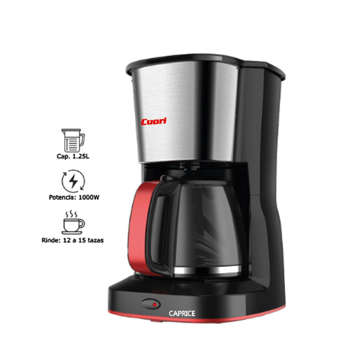 CAFETERA AUTOMATICA DE GOTEO MODELO CAPRICE 1.25 LTS 