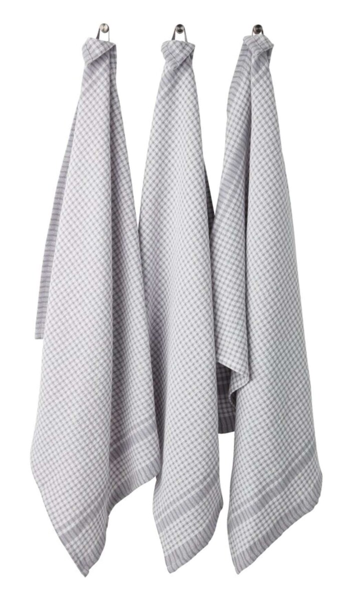 Repasador Sandarve 50X70 - Gris 3Uds 