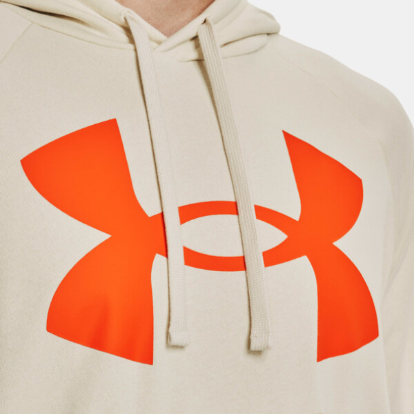 UA Rival Fleece Big Logo HD - UNDER ARMOUR BEIGE