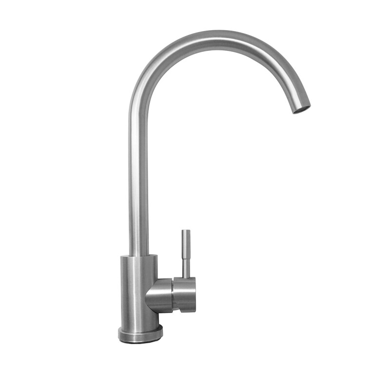 Canilla monocomando para mesada agua fría PLATEADO