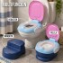 Pelela inodoro para bebes y niños con tapa y asiento infantil IMBACK Color Azul y Violeta Pelela inodoro para bebes y niños con tapa y asiento infantil IMBACK Color Azul y Violeta