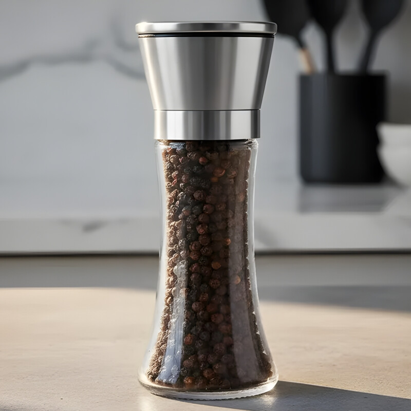 Molinillo de sal o pimienta TRANSPARENTE