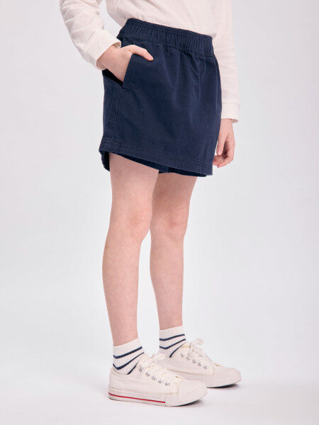 Short pollera Azul Marino