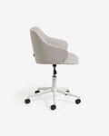 Silla de escritorio Einara gris claro