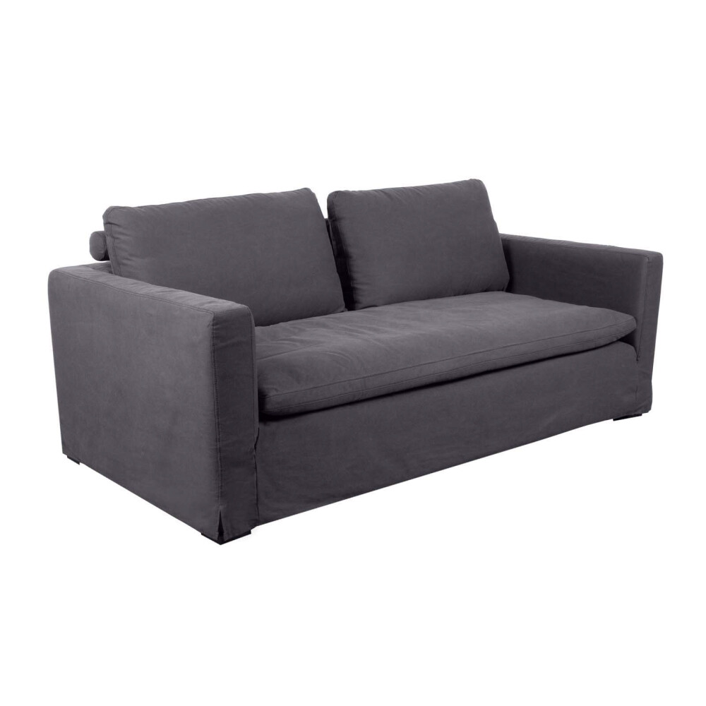 SOFÁ 3 CUERPOS TELA GRIS NUNU GRIS OSC