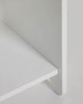 Mueble de almacenaje Nunila de MDF blanco 78 cm Mueble de almacenaje Nunila de MDF blanco 78 cm