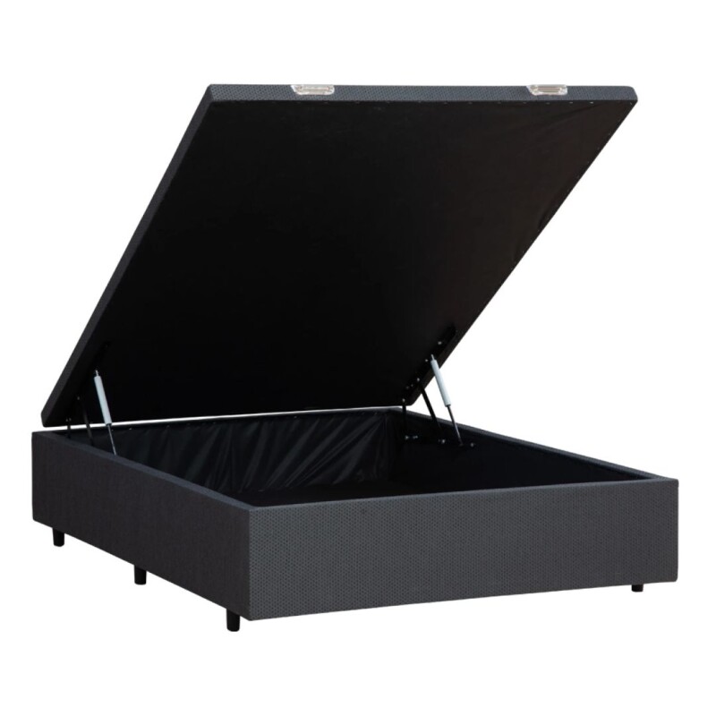 Base Baúl para Sommier 2 Plazas Gris Base Baúl para Sommier 2 Plazas Gris