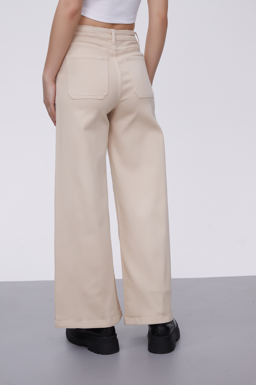 Pantalon Spitz Beige Claro