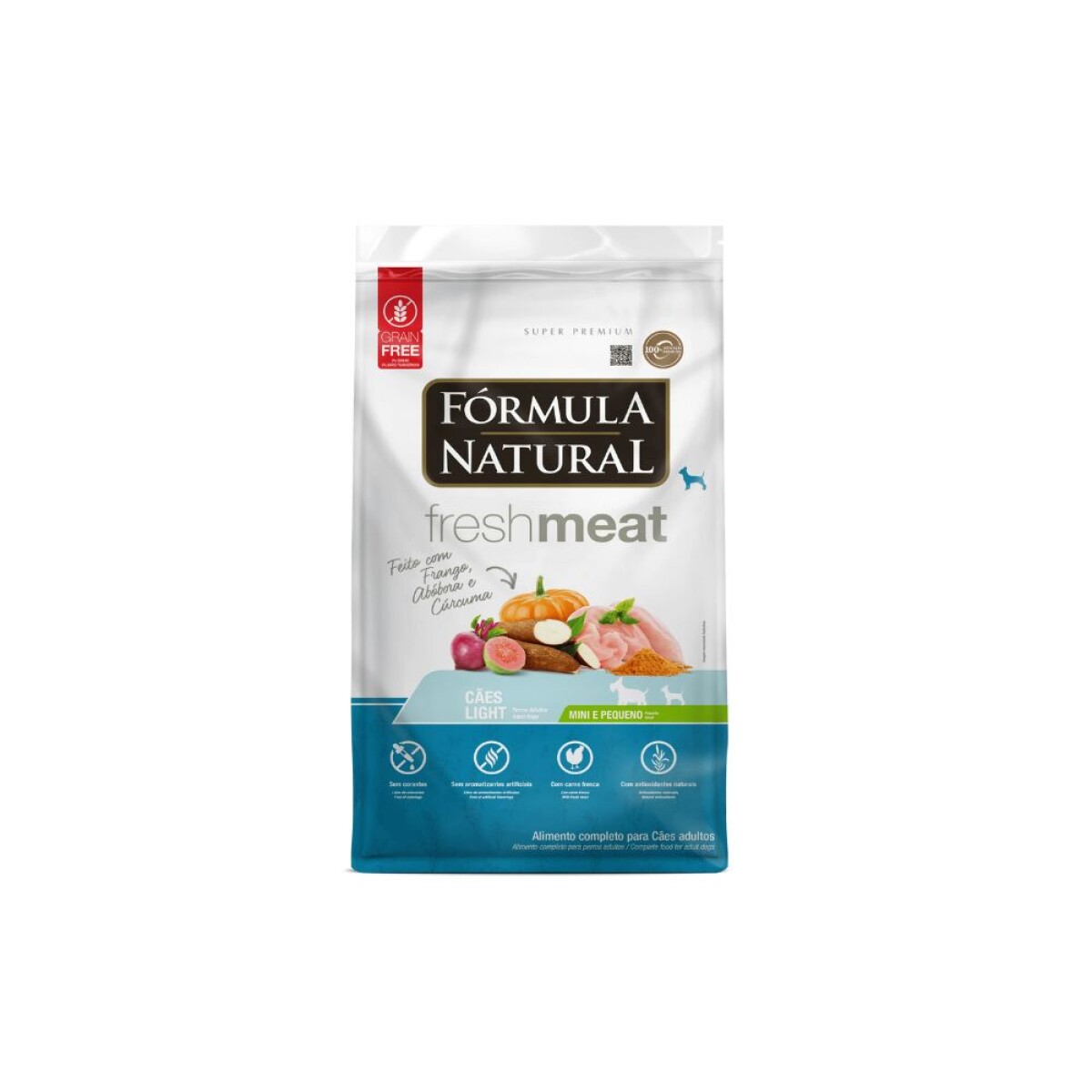 Fresh Meat Perro Light Raza Pequeña 1kg | Control de Peso 