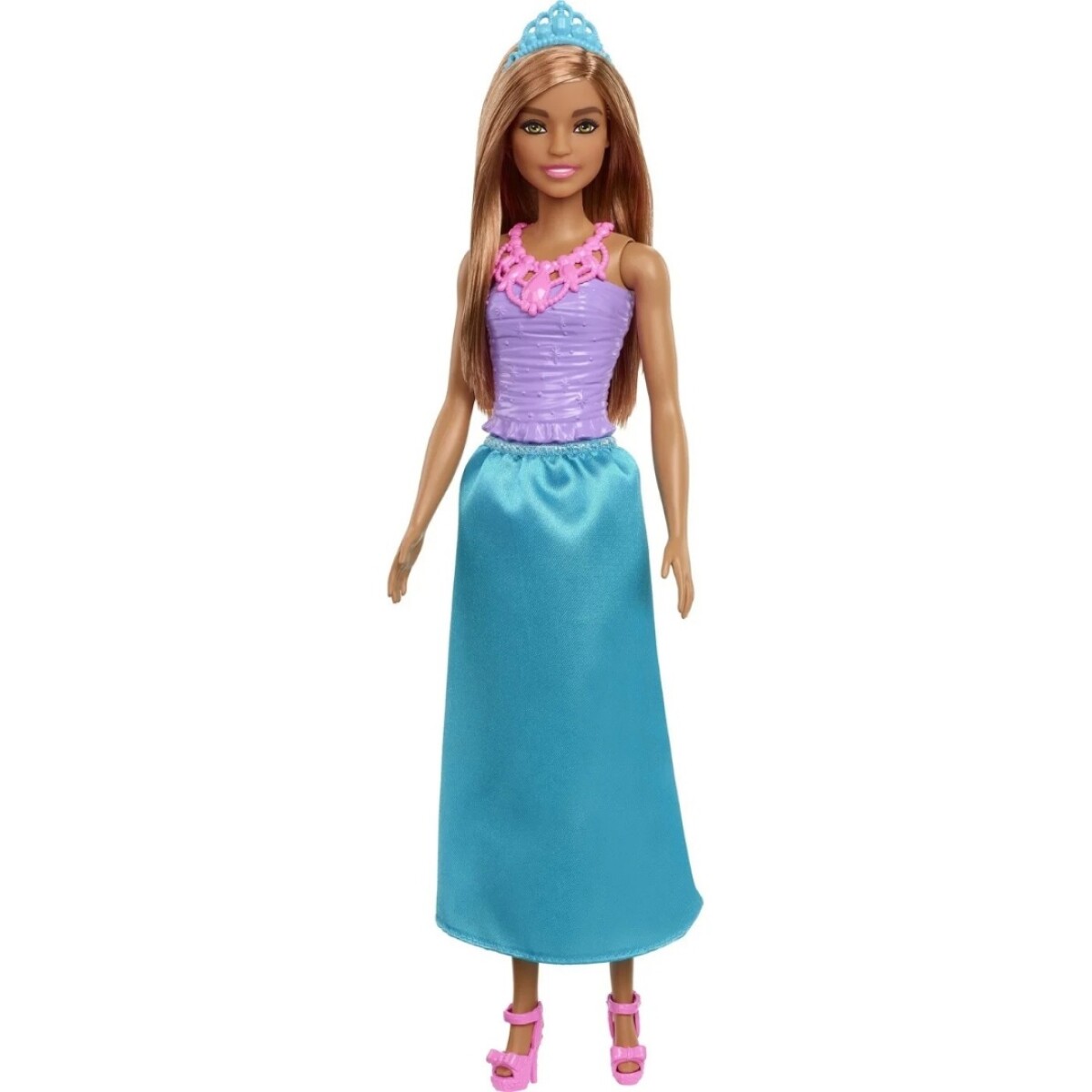 Muñeca Barbie Princesa Básica - Castaña 