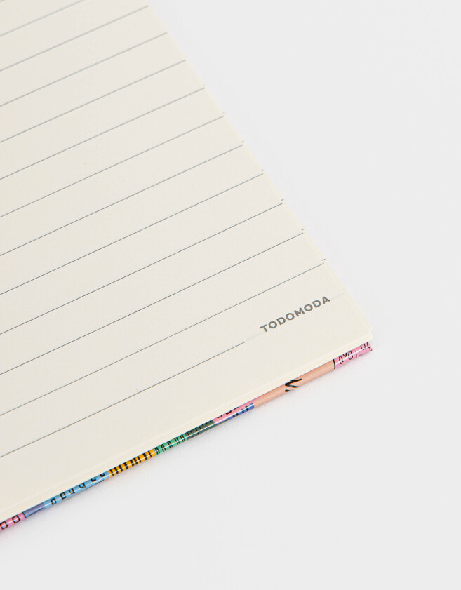 Librería Sets Estampados Set De Librería Con Cuaderno Y Estuche De Pvc Anillado Con Notas Autoadhesivas - Combinacion Multicolor