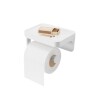 Soporte portarollo Papel higiénico con adhesivo Soporte portarollo Papel higiénico con adhesivo