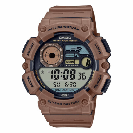 Reloj CASIO WS1500H-5AVDF en Resina Marrón Esfera 46mm 0