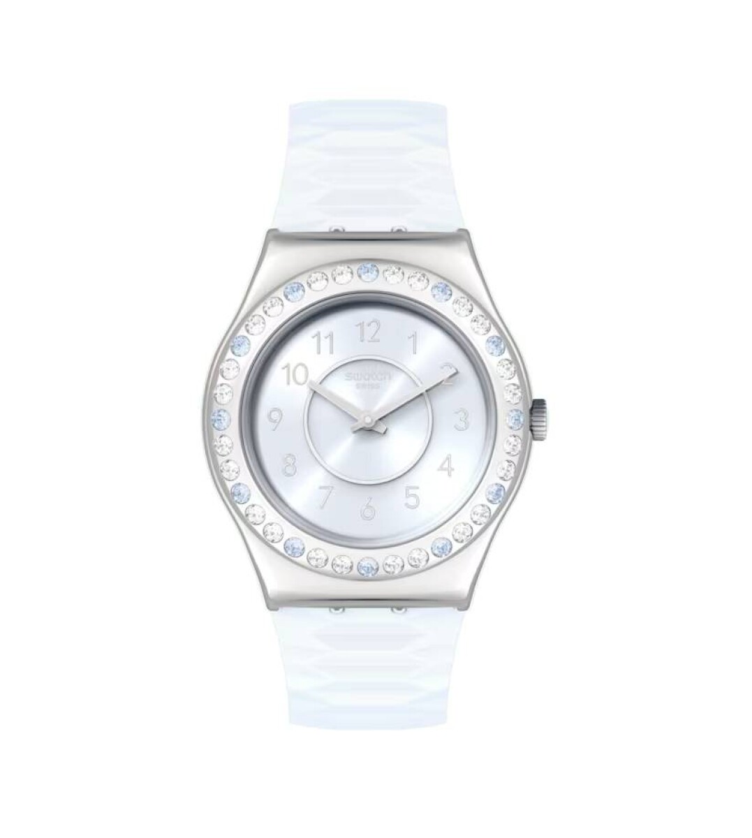 Reloj Swatch Yls226 Precious Aqua De Silicona 